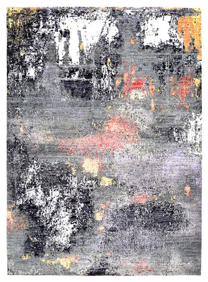 Designermatta - 344 x 247 cm - flerfärgad