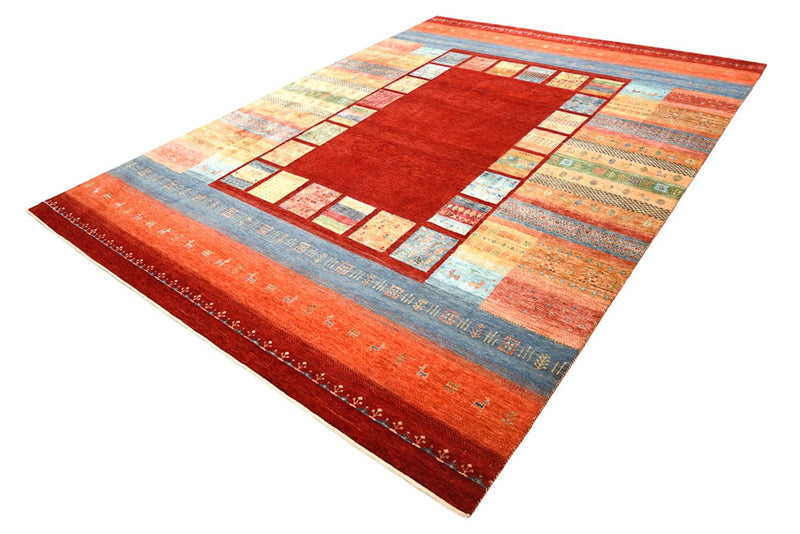 Gabbeh-mattan - Loribaft Indus - 336 x 250 cm - röd