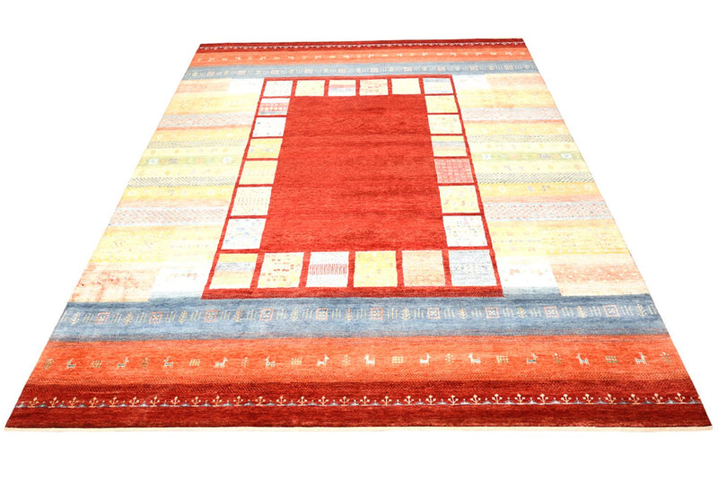 Gabbeh-mattan - Loribaft Indus - 336 x 250 cm - röd