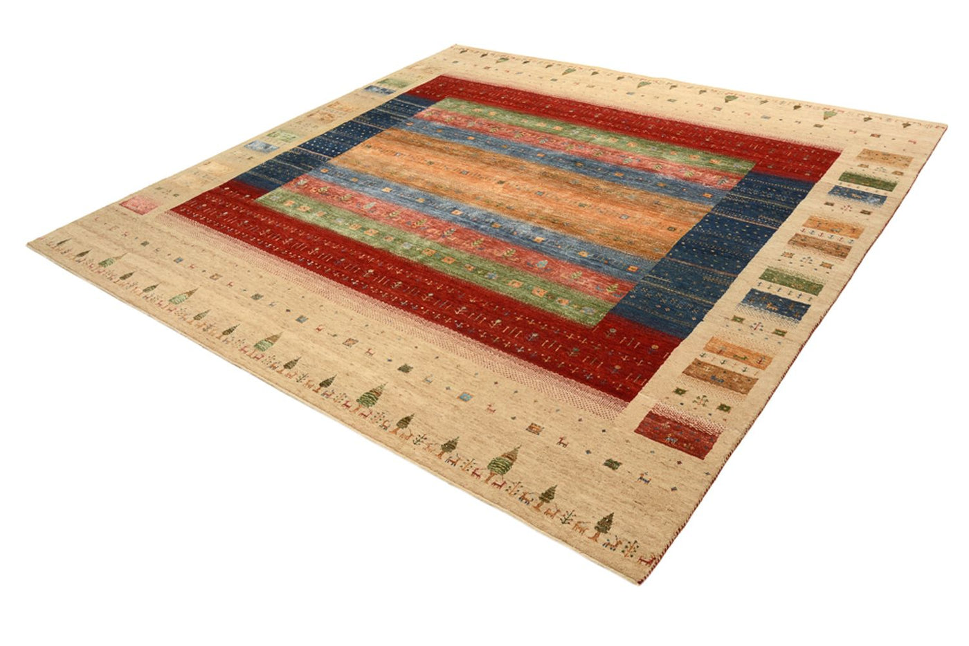Indo Loribaft Mattan 253x246cm - Ullmatta