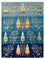 Gabbeh-mattan - Loribaft Indus - 203 x 155 cm - havsblått