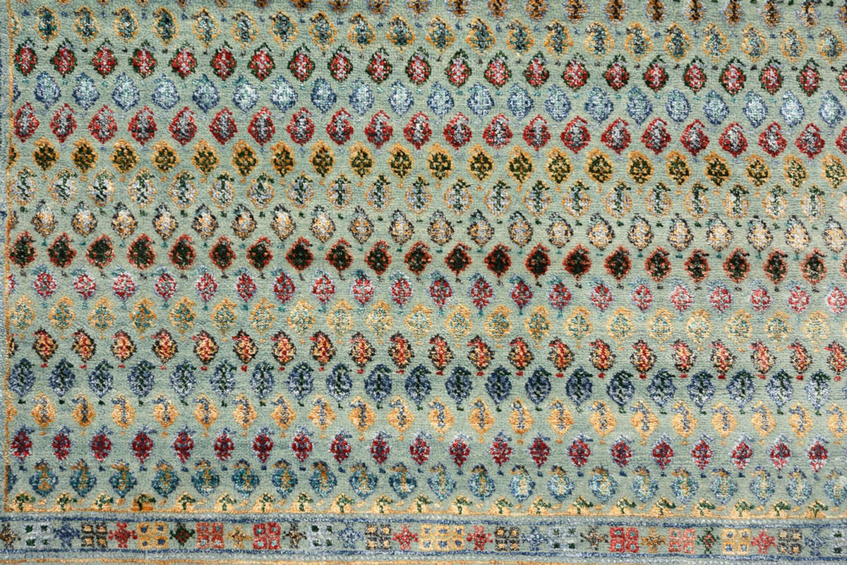 Designermatta - 153 x 95 cm - ljusblå