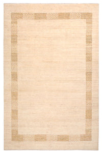 Gabbeh-mattan - Loribaft Indus - 295 x 191 cm - ljusbeige