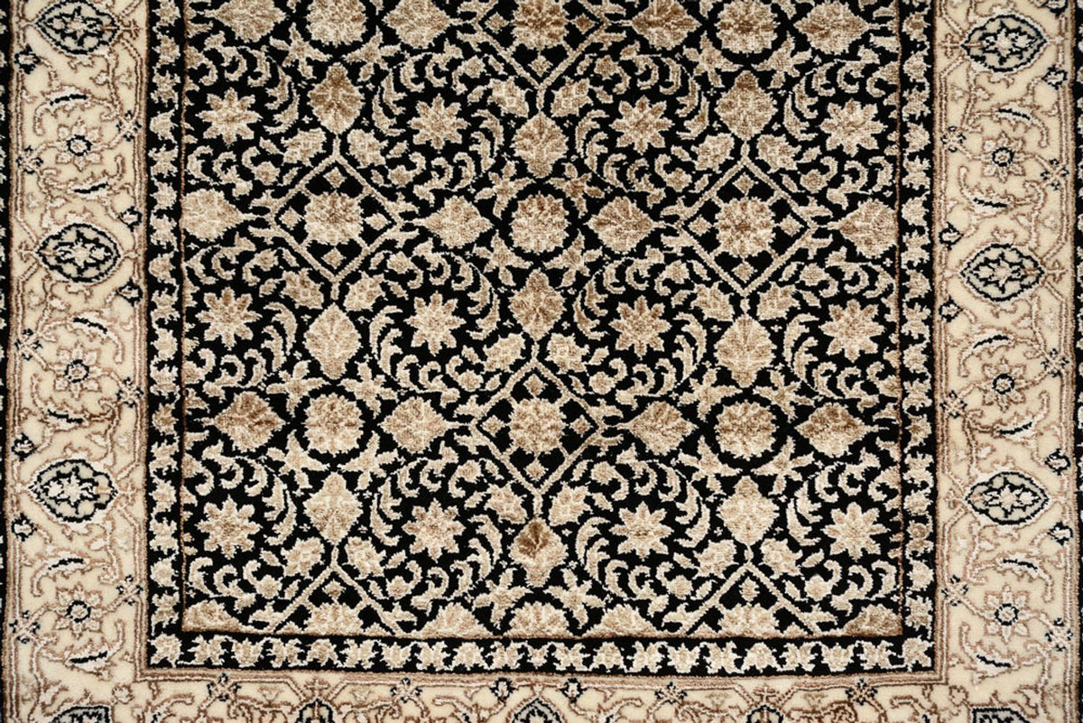 Runner Orientaliska mattor - Bijar - Indus - 304 x 83 cm - mörk beige