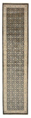 Runner Orientaliska mattor - Bijar - Indus - 368 x 83 cm - mörk beige