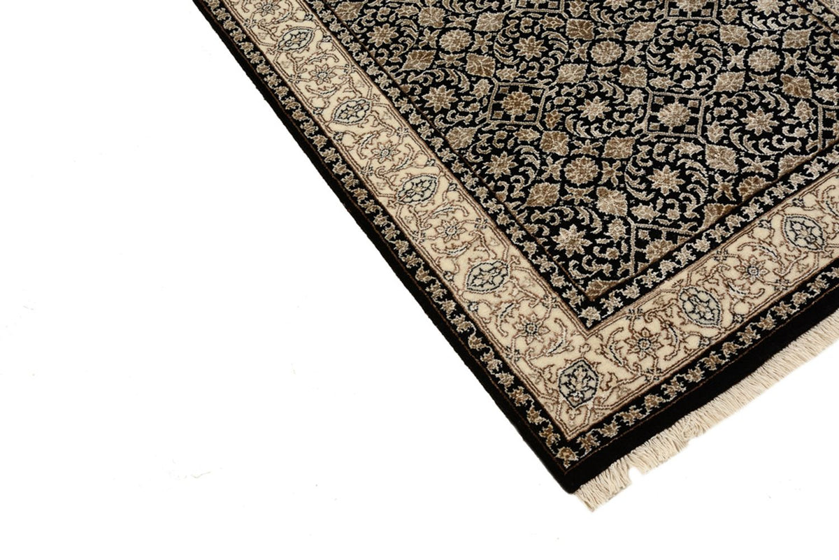 Runner Orientaliska mattor - Bijar - Indus - 368 x 83 cm - mörk beige