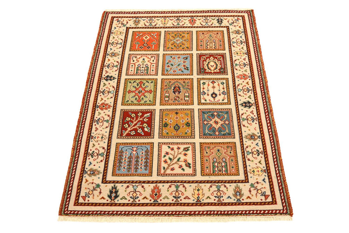 Oriental Carpet - 117 x 84 cm - grädde