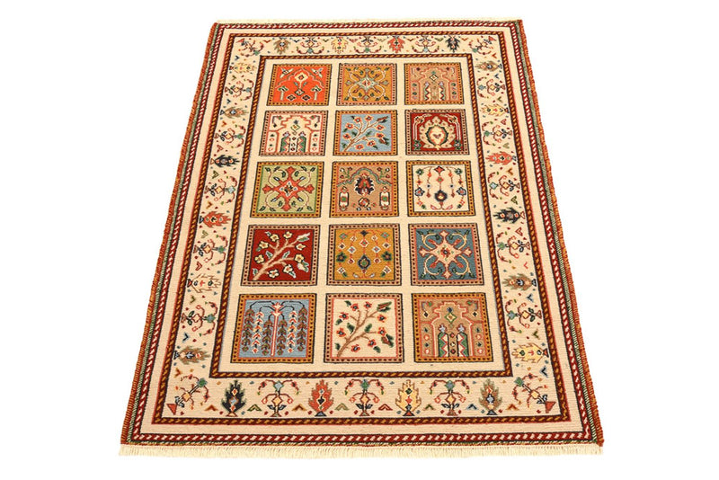 Oriental Carpet - 117 x 84 cm - grädde