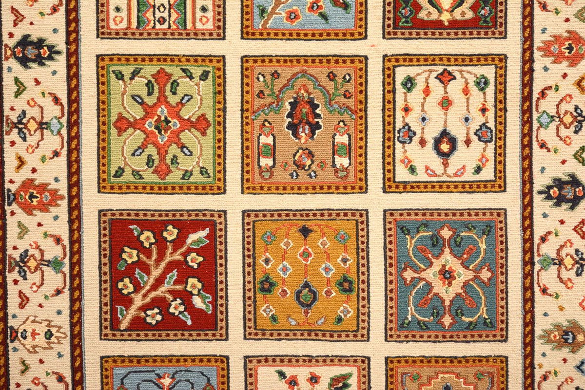 Oriental Carpet - 117 x 84 cm - grädde