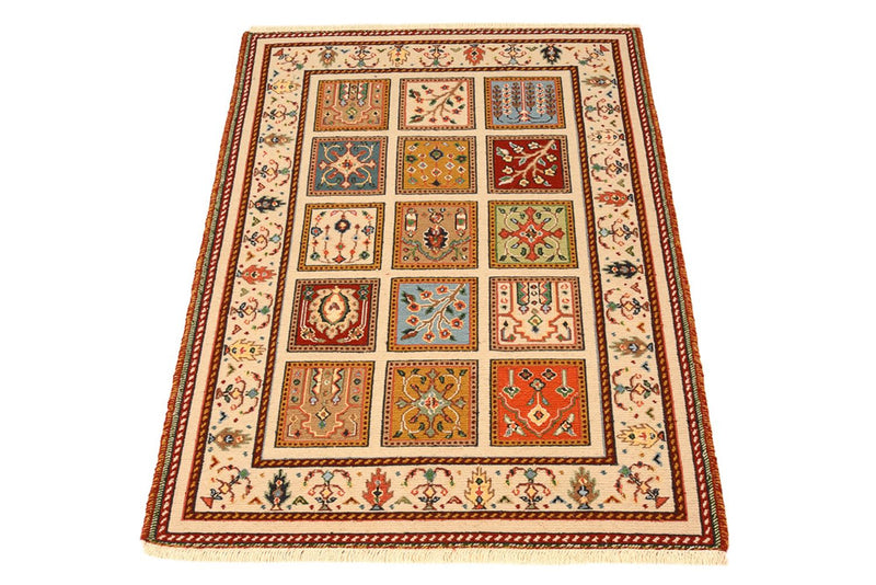 Oriental Carpet - 117 x 84 cm - grädde