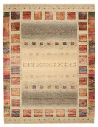 Gabbeh-mattan - Loribaft Indus - 207 x 158 cm - mörk beige