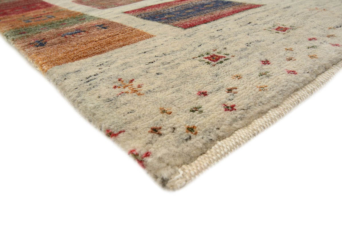 Gabbeh-mattan - Loribaft Indus - 204 x 154 cm - mörk beige