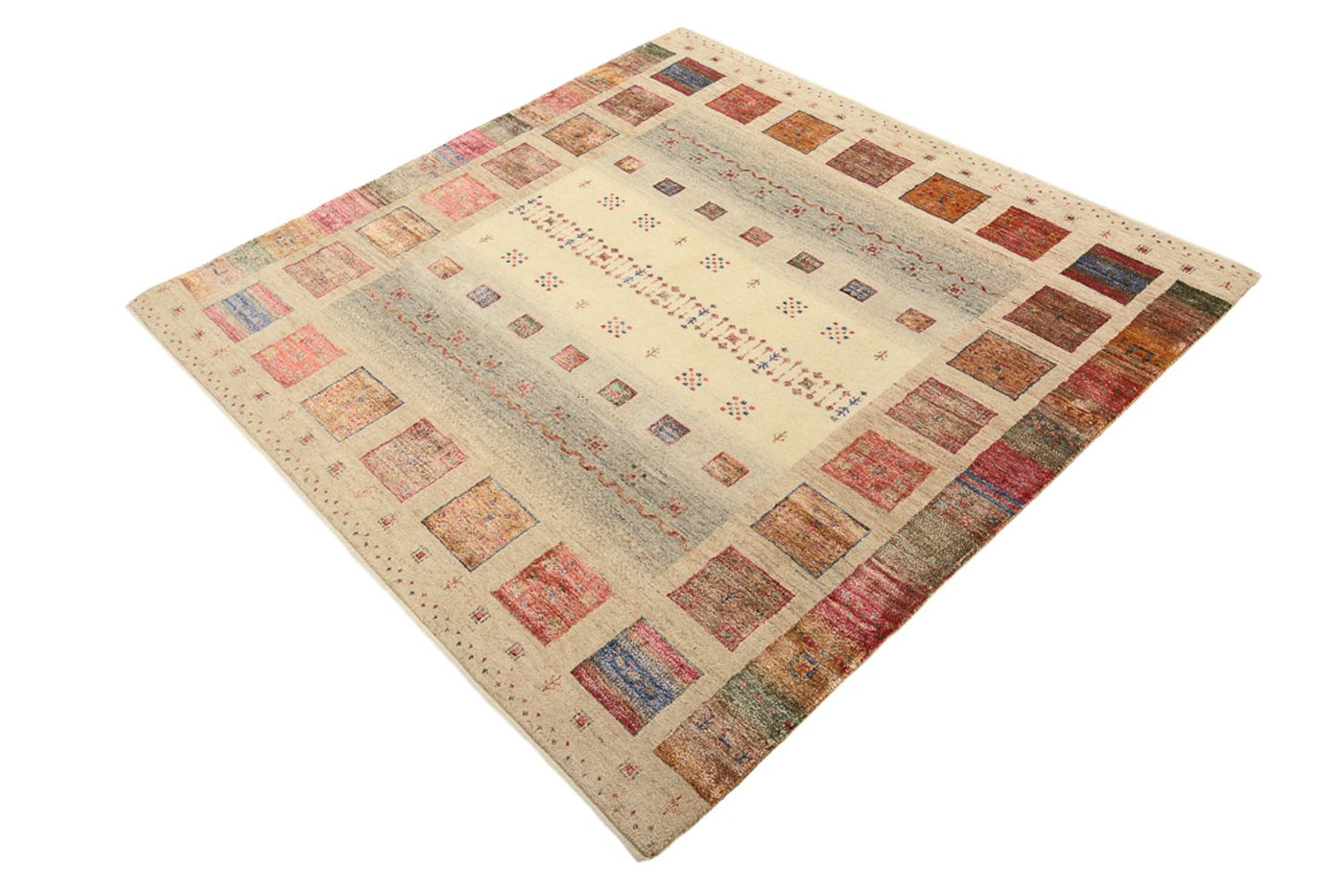 Indo Loribaft Mattan 155x153cm - Ullmatta