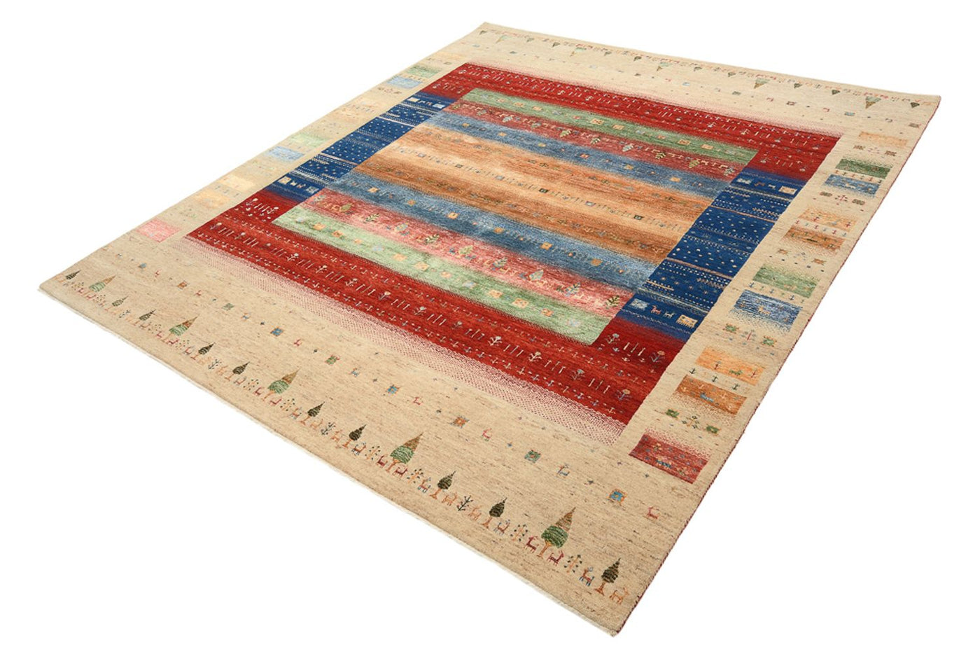 Indo Loribaft Mattan 236x205cm - Ullmatta