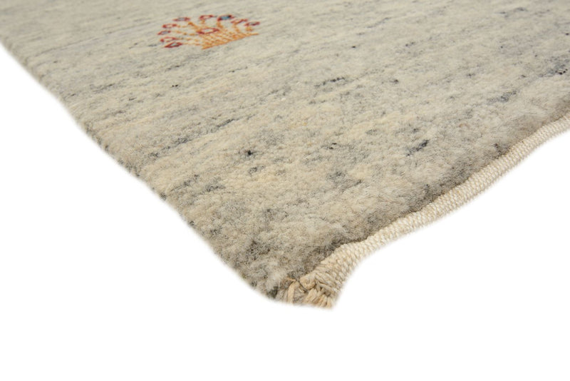 Runner Gabbeh-mattan - Loribaft Indus - 238 x 82 cm - mörk beige