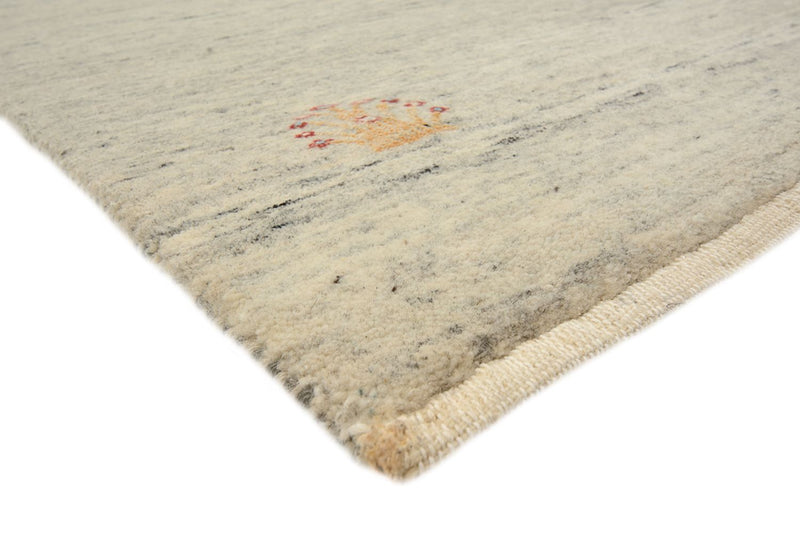 Runner Gabbeh-mattan - Loribaft Indus - 241 x 85 cm - mörk beige