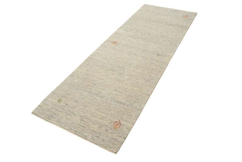 Runner Gabbeh-mattan - Loribaft Indus - 237 x 82 cm - mörk beige