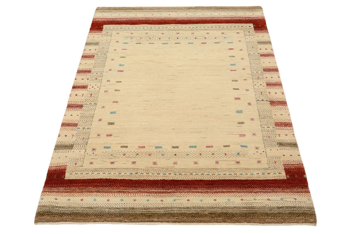 Gabbeh-mattan - Loribaft Indus - 152 x 106 cm - ljusbeige