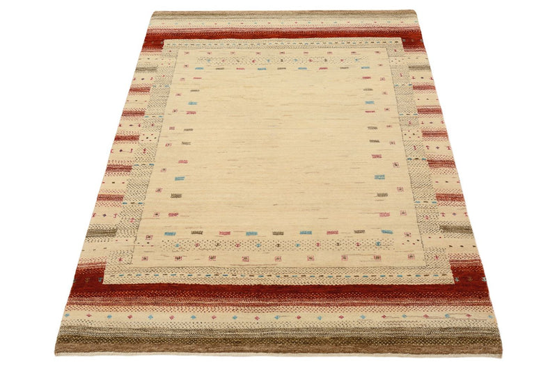 Gabbeh-mattan - Loribaft Indus - 152 x 106 cm - ljusbeige