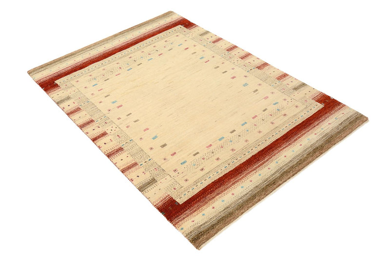 Gabbeh-mattan - Loribaft Indus - 152 x 106 cm - ljusbeige