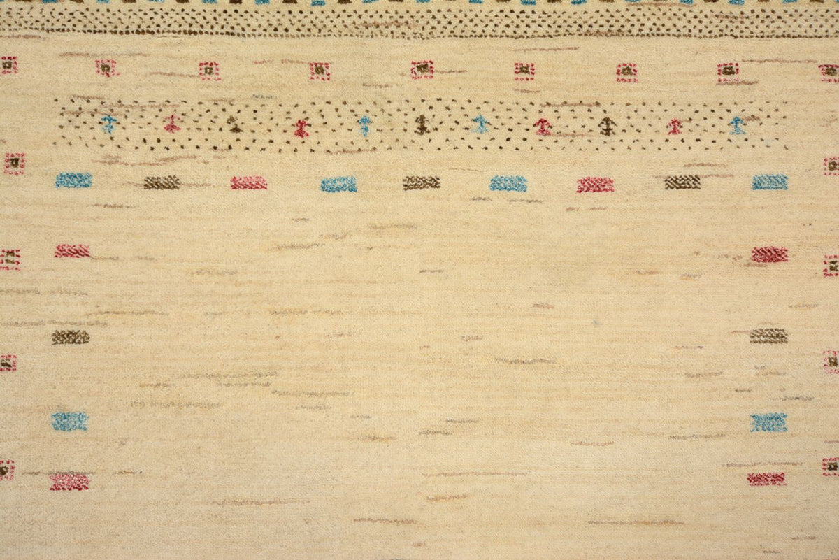 Gabbeh-mattan - Loribaft Indus - 152 x 106 cm - ljusbeige