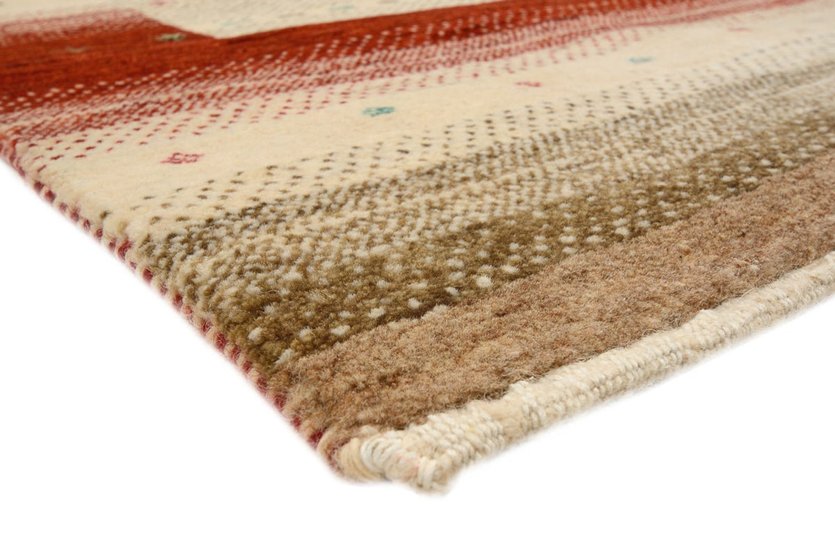 Gabbeh-mattan - Loribaft Indus - 206 x 156 cm - ljusbeige