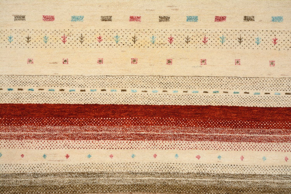 Gabbeh-mattan - Loribaft Indus - 206 x 156 cm - ljusbeige