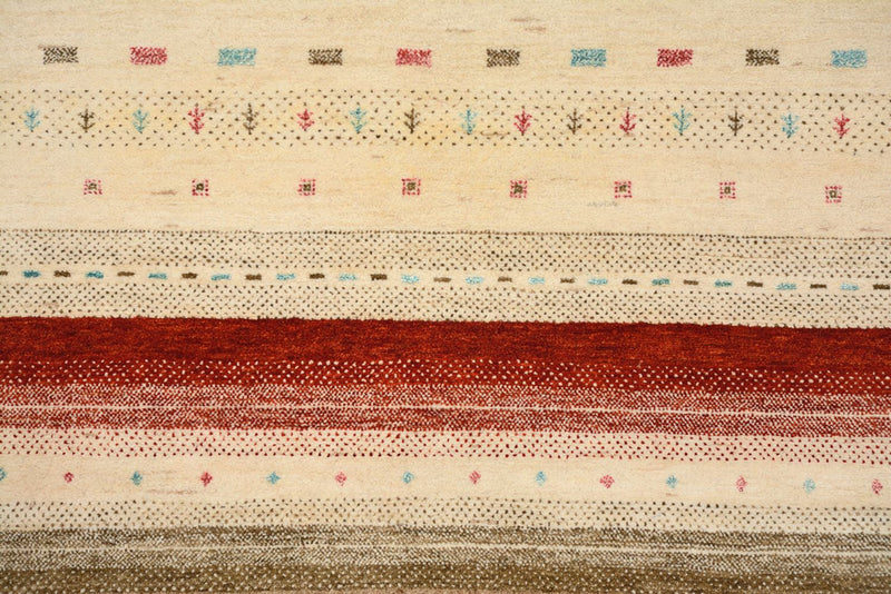 Gabbeh-mattan - Loribaft Indus - 206 x 156 cm - ljusbeige