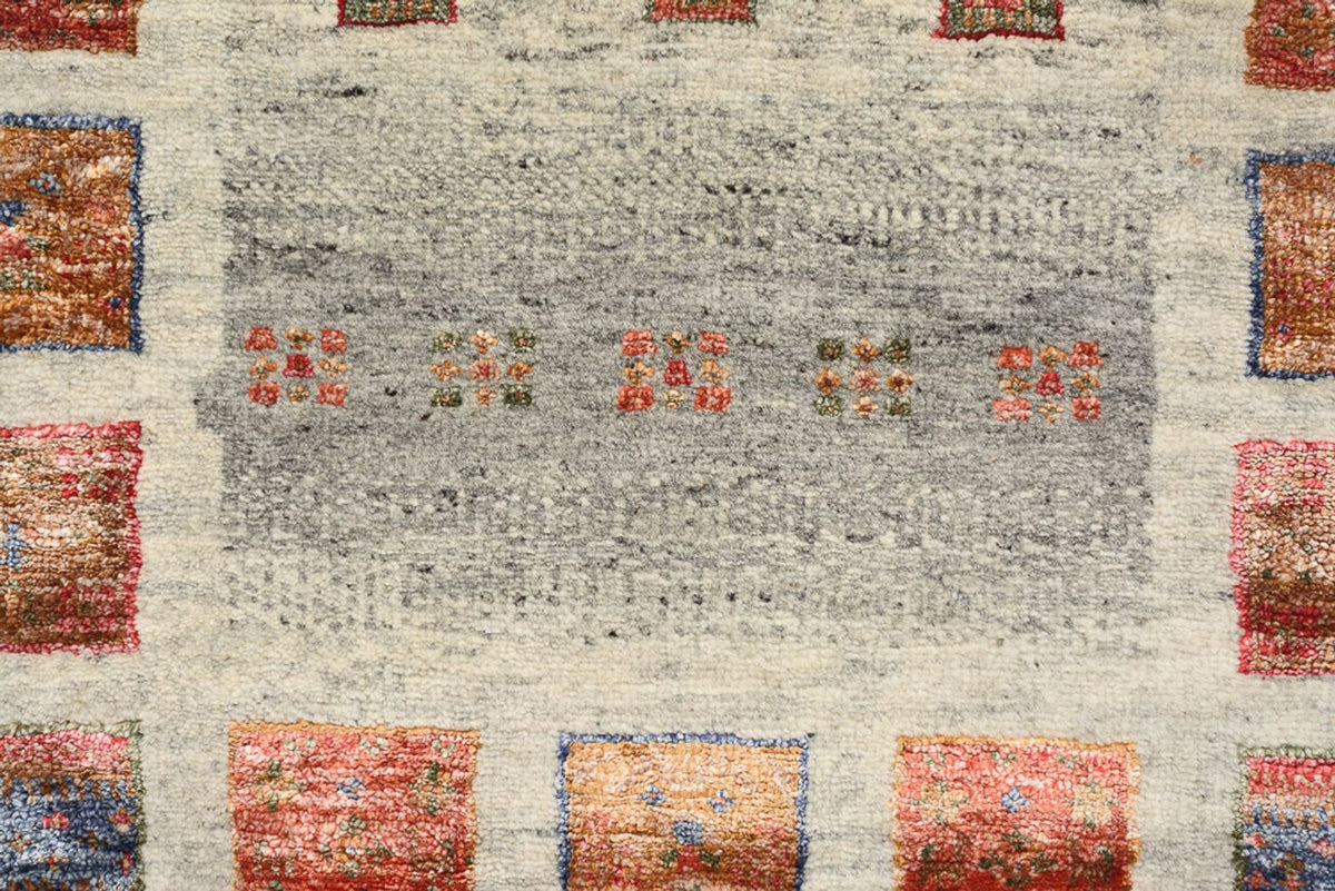 Gabbeh-mattan - Loribaft Indus - 139 x 74 cm - flerfärgad