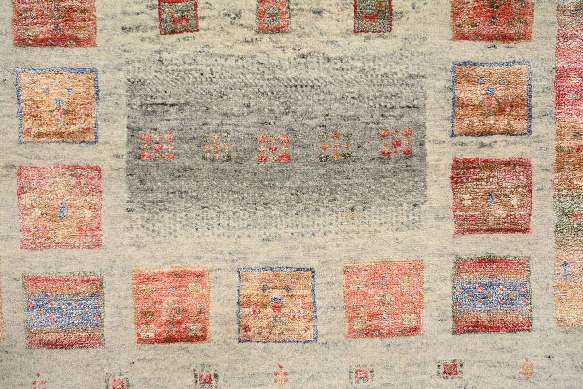 Gabbeh-mattan - Loribaft Indus - 140 x 75 cm - flerfärgad