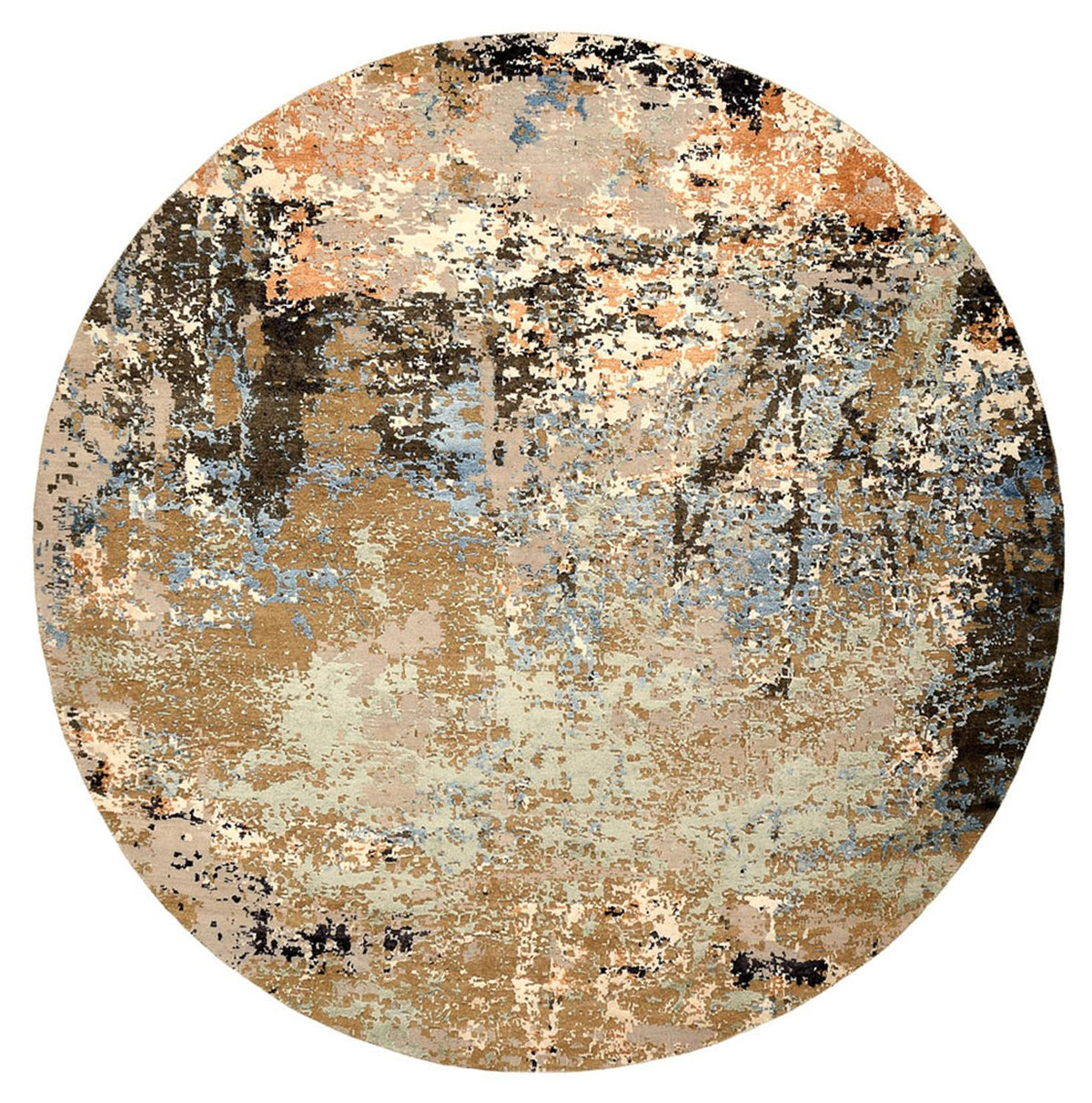 Designermatta - 239 x 237 cm - flerfärgad