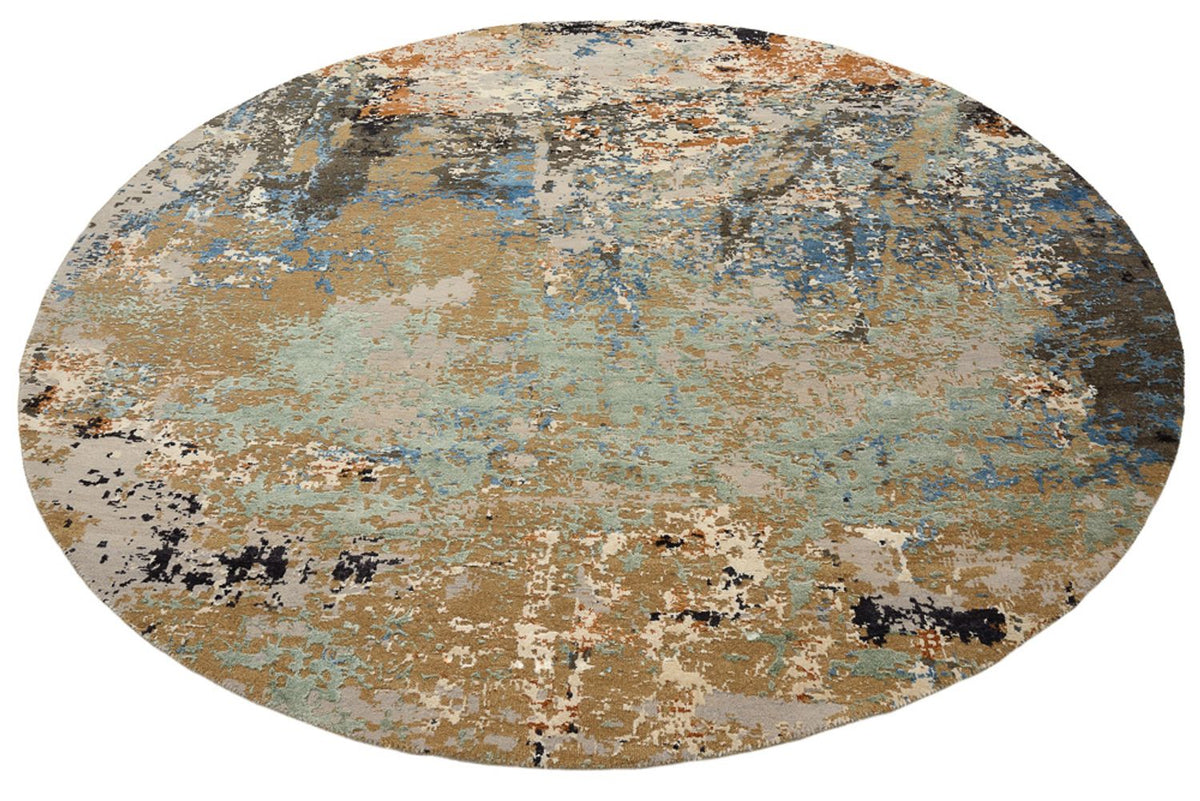 Designermatta - 239 x 237 cm - flerfärgad