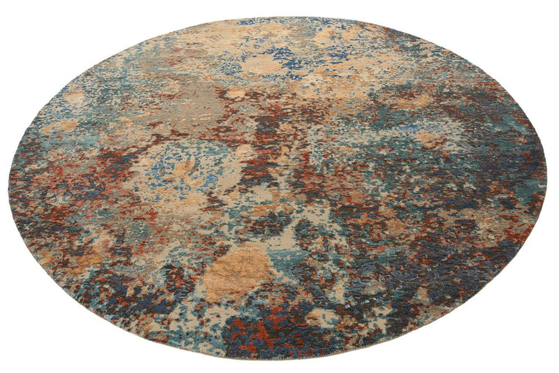 Designermatta - 241 x 239 cm - flerfärgad