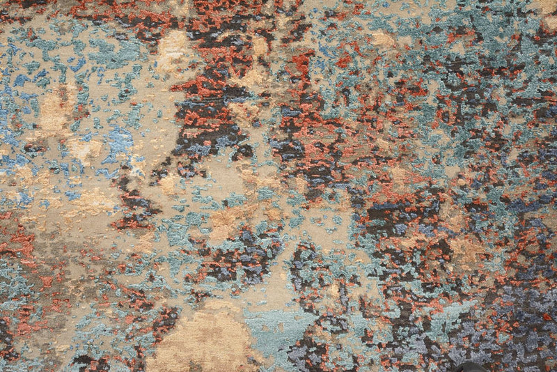 Designermatta - 241 x 239 cm - flerfärgad