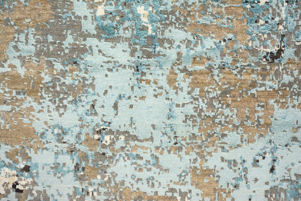 Designermatta runt  - 179 x 176 cm - flerfärgad