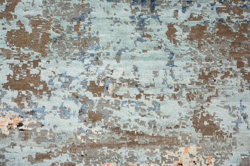 Designermatta runt  - 243 x 241 cm - flerfärgad