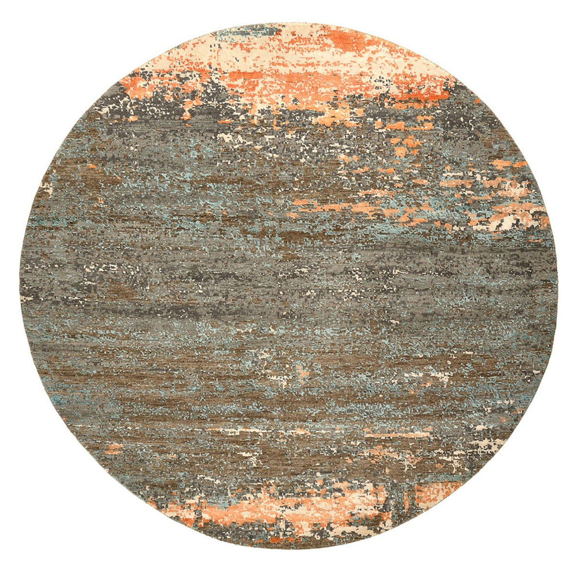 Designermatta - 242 x 240 cm - flerfärgad