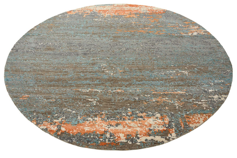 Designermatta - 242 x 240 cm - flerfärgad