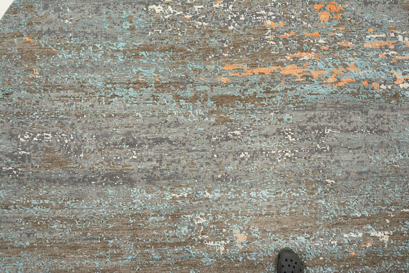 Designermatta - 242 x 240 cm - flerfärgad