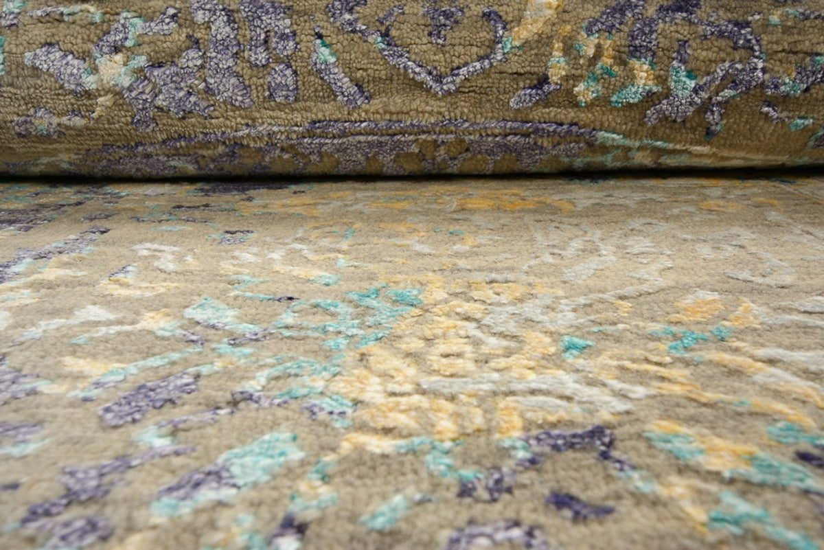 Designermatta - 240 x 238 cm - flerfärgad