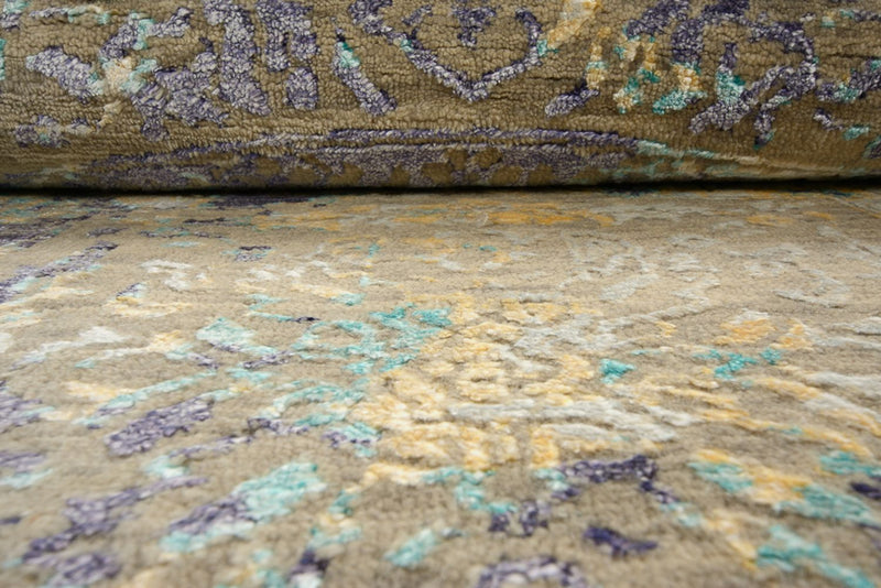 Designermatta - 240 x 238 cm - flerfärgad