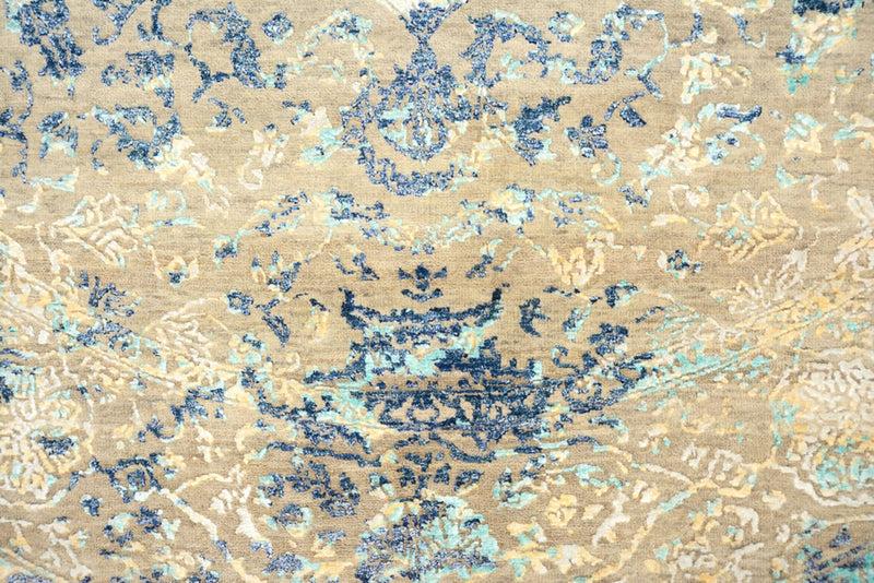 Designermatta runt  - 201 x 199 cm - flerfärgad