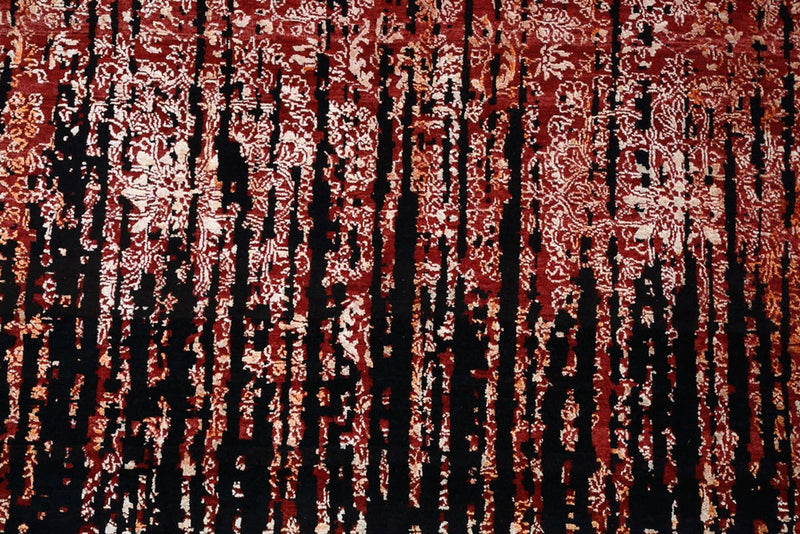 Designermatta - 338 x 251 cm - flerfärgad