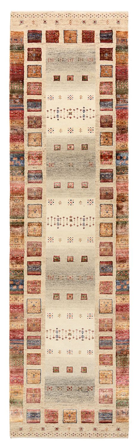 Runner Gabbeh-mattan - Loribaft Indus - 295 x 82 cm - flerfärgad