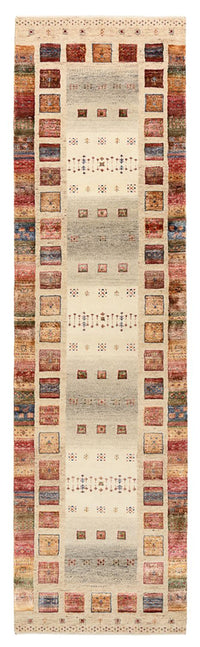 Runner Gabbeh-mattan - Loribaft Indus - 295 x 82 cm - flerfärgad