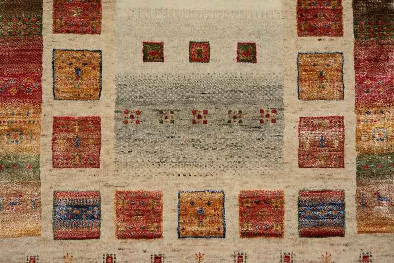 Runner Gabbeh-mattan - Loribaft Indus - 295 x 82 cm - flerfärgad
