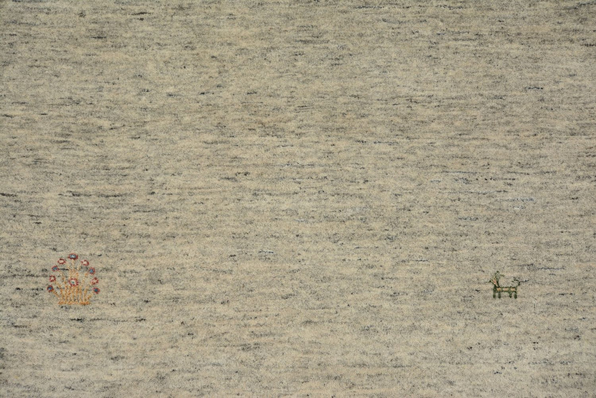 Runner Gabbeh-mattan - Loribaft Indus - 296 x 84 cm - kamel