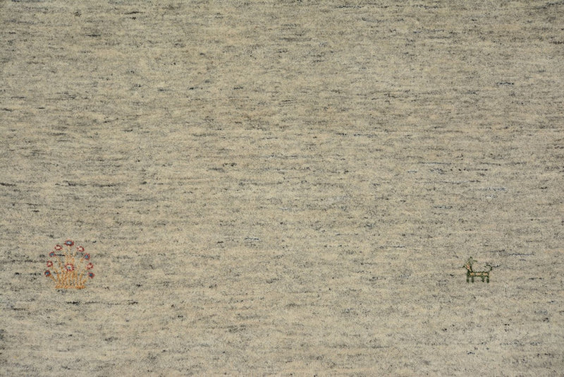 Runner Gabbeh-mattan - Loribaft Indus - 296 x 84 cm - kamel