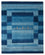 Gabbeh-mattan - Loribaft Indus - 303 x 241 cm - havsblått