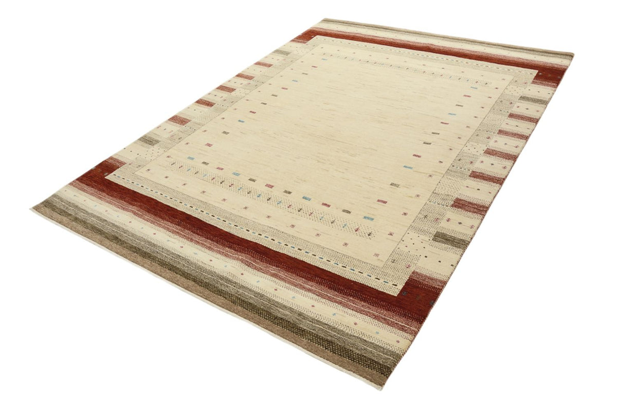 Gabbeh-mattan - Loribaft Indus - 243 x 171 cm - ljusbeige